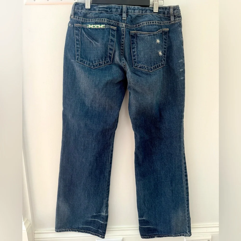 Gap Denim Jeans GIRLS Plus Pants Size 18 Plus Adjustable waist Patchwork